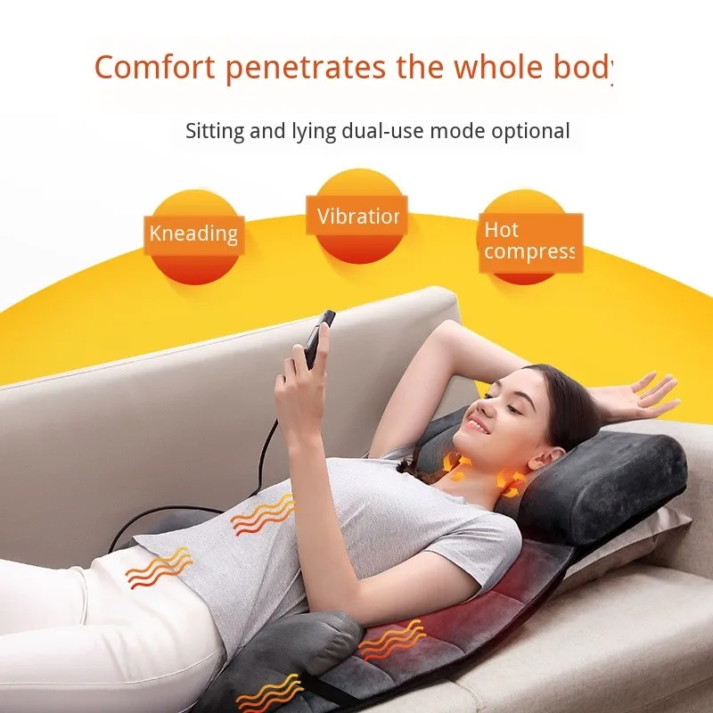 

Electric Massage Mattress Full Body Infrared Heating Vibration Cushion Household Cashmere Blanket Muscle Relaxation Pain Relief