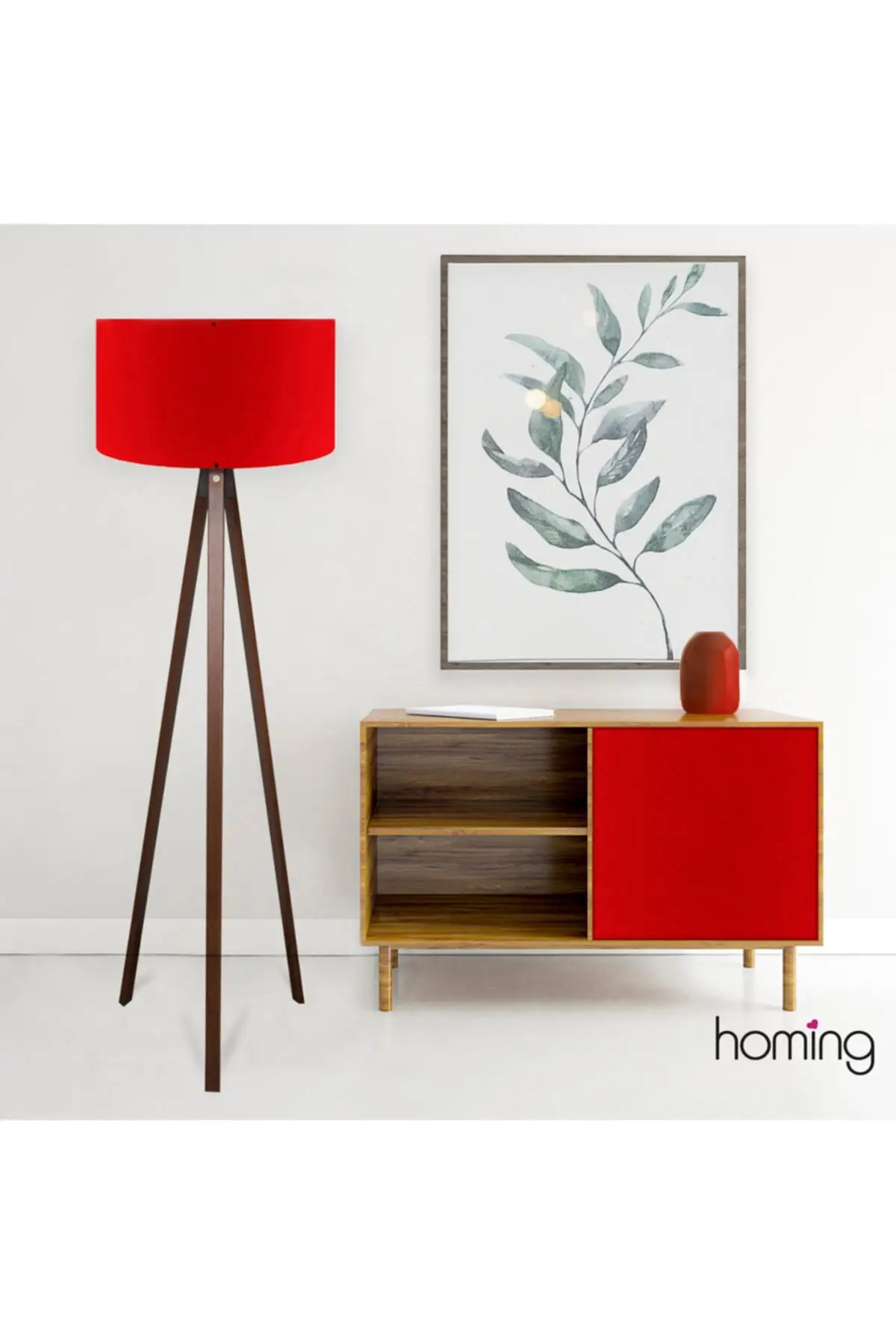 

Practical Wooden Tripod Floor Lamp AAG-1571