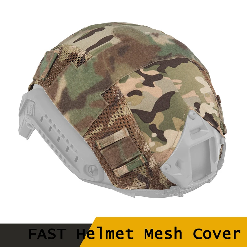 

Hunting Protective Fast Helmet Mesh Cover Tactical Military Shooting Paintball Helmet Covers Camo Airsoft Cs Army Combat Helmets