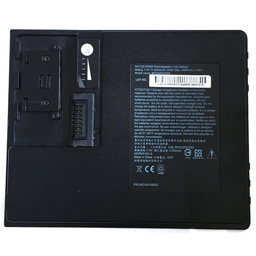 BP2S2P2100S 7 4 В 32 Втч оригинальный аккумулятор для ноутбука Getac T800 G2 Rugged Tablet PC 441122100002