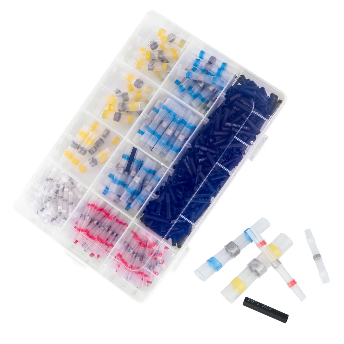

500pcs Solder Sleeve Durable Connector Terminal Solder Ring for Wiring