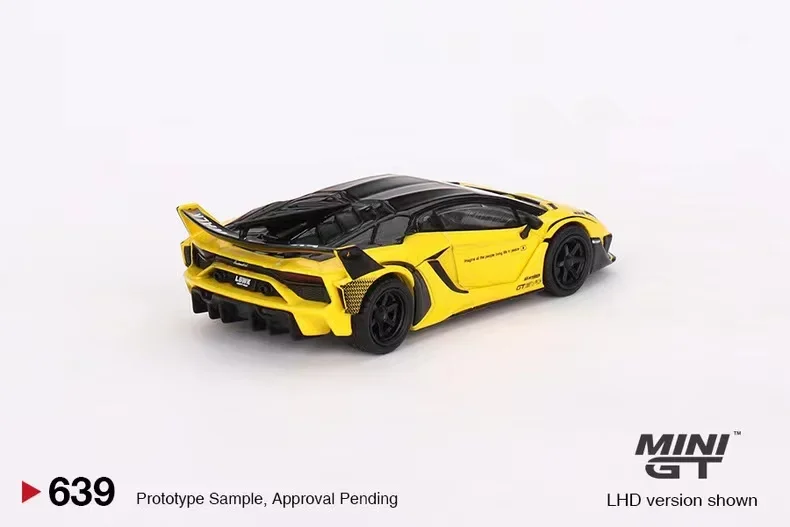 МИНИ GT1:64 # 639 Lamborghini Модели автомобилей из желтого сплава игрушки для мальчиков