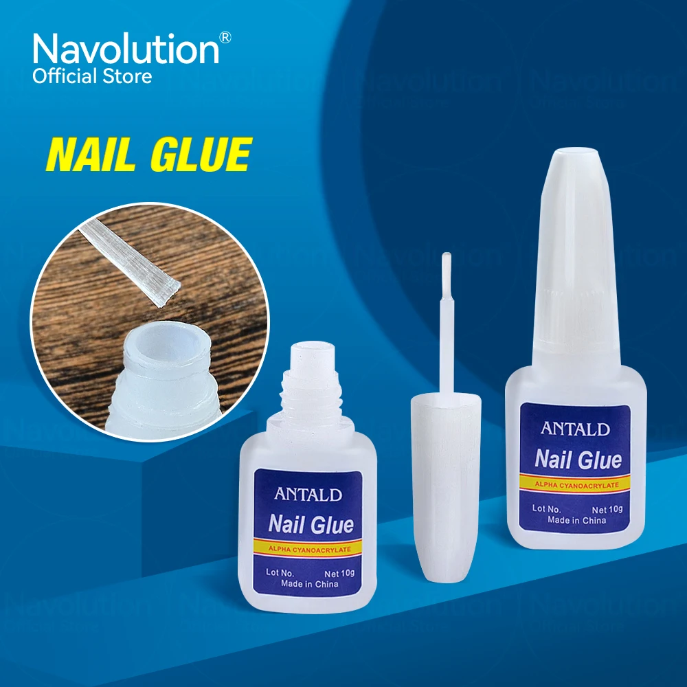 

10g Nail Glue For Fake Nails Rhinestones Gel For Manicure Fast Drying Adhesive Glue For False Nail Tips Stick Gems Polish