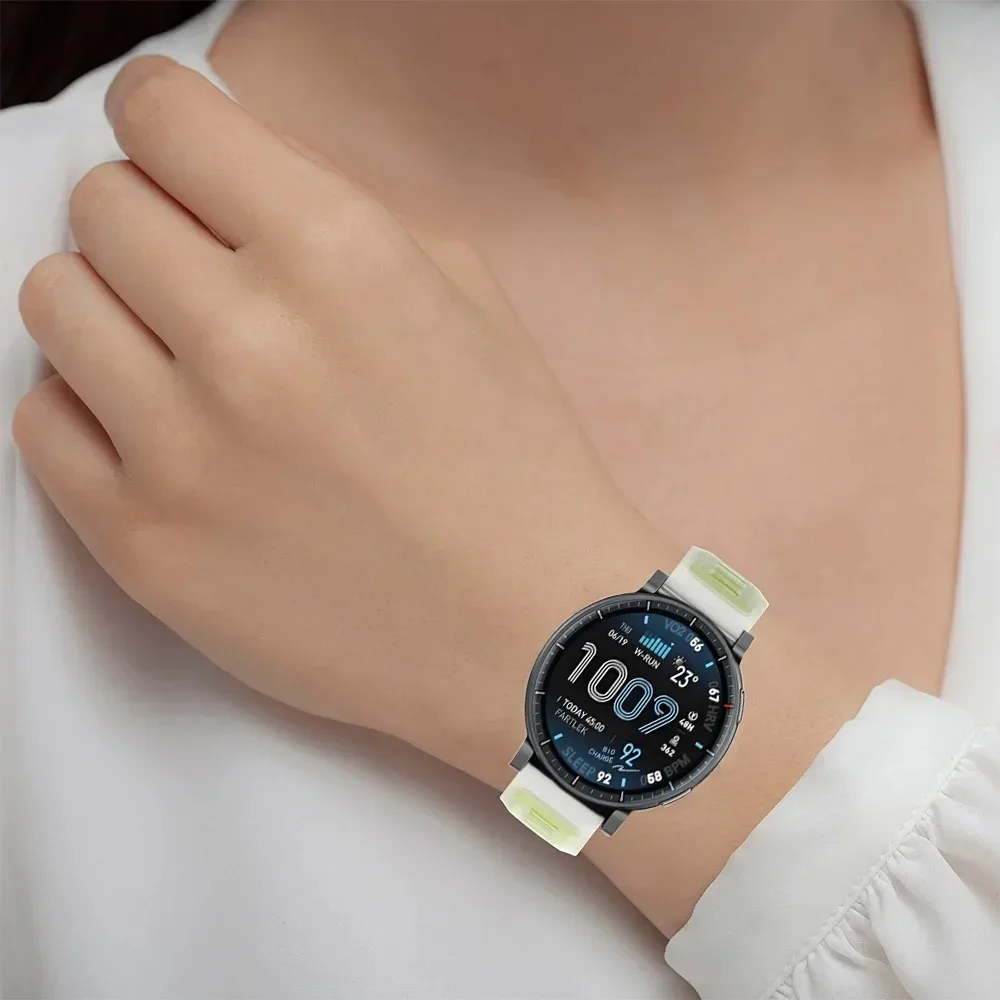 Мягкий силиконовый ремешок 2022 мм для Amazfit Active 3 2, T-Rex3 Pro 4844 мм, Balance 3 2, Amazfit Active Max, Bip Max 6 5 (art.: 3920db8b66bf9) - 3920db8b66bf9