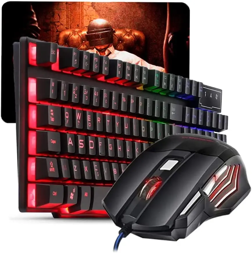 

Kit Semi-mecânico + Mouse Gamer 3200 Dpi + Mouse Pad