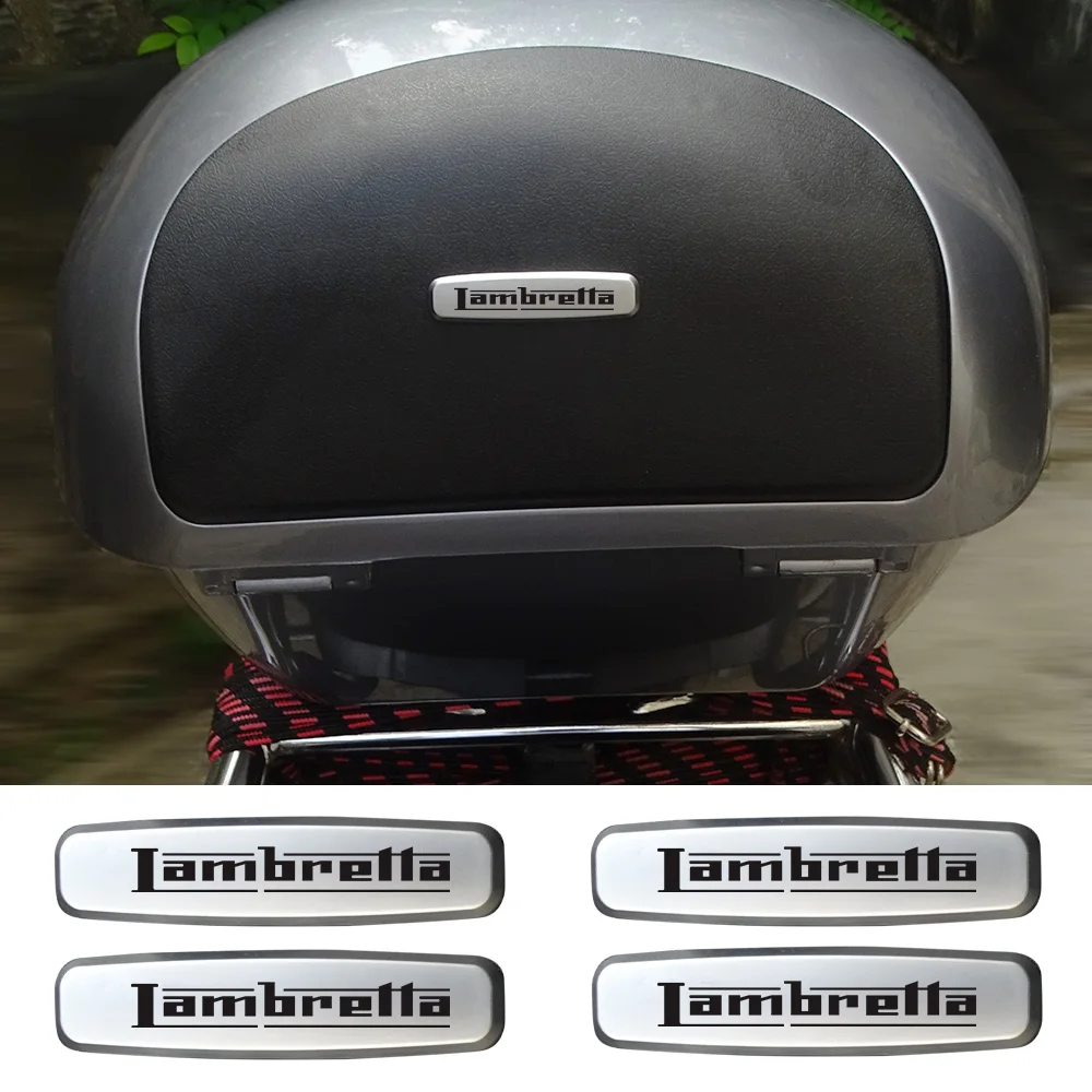 Металлическая Эмблема для мотоцикла, самоката, 3D наклейка, значок, автомобильная наклейка для lampretta Roserio X300 V50 V125 V200 Assiano Taliedo Brera Barona