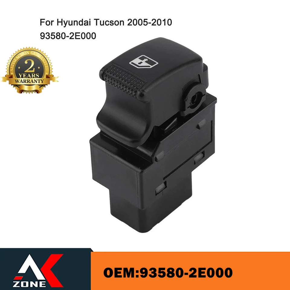 

Пластиковый переключатель окна для Hyundai Tucson 2005-2010, Сменный переключатель окна пассажира 93580-2E000