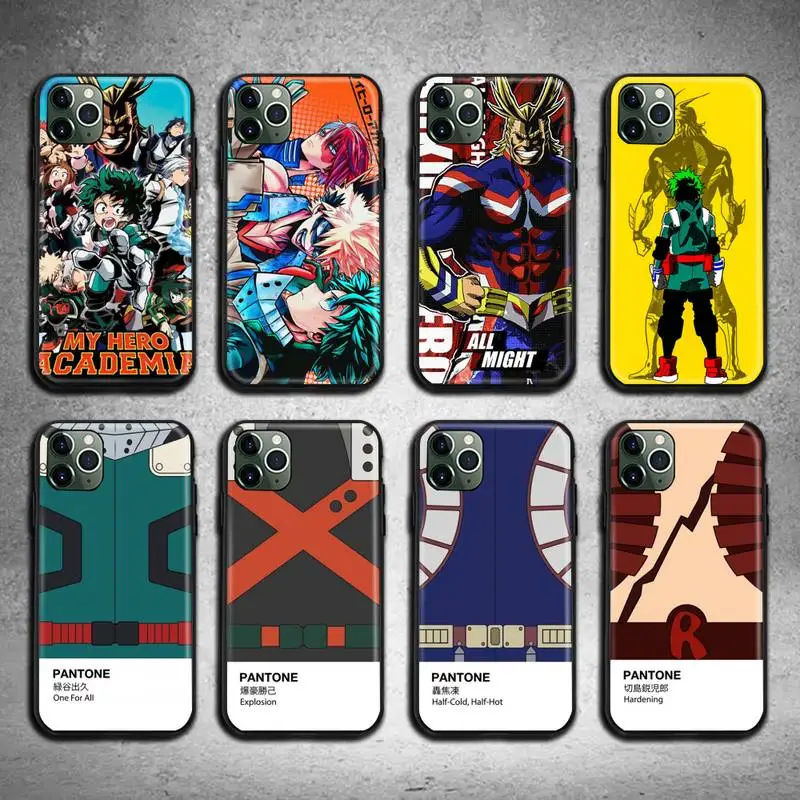 

Anime My Hero Academia Phone Case For iphone 13 12 11 Pro Max Mini XS Max 8 7 6 6S Plus X 5S SE 2020 XR cover