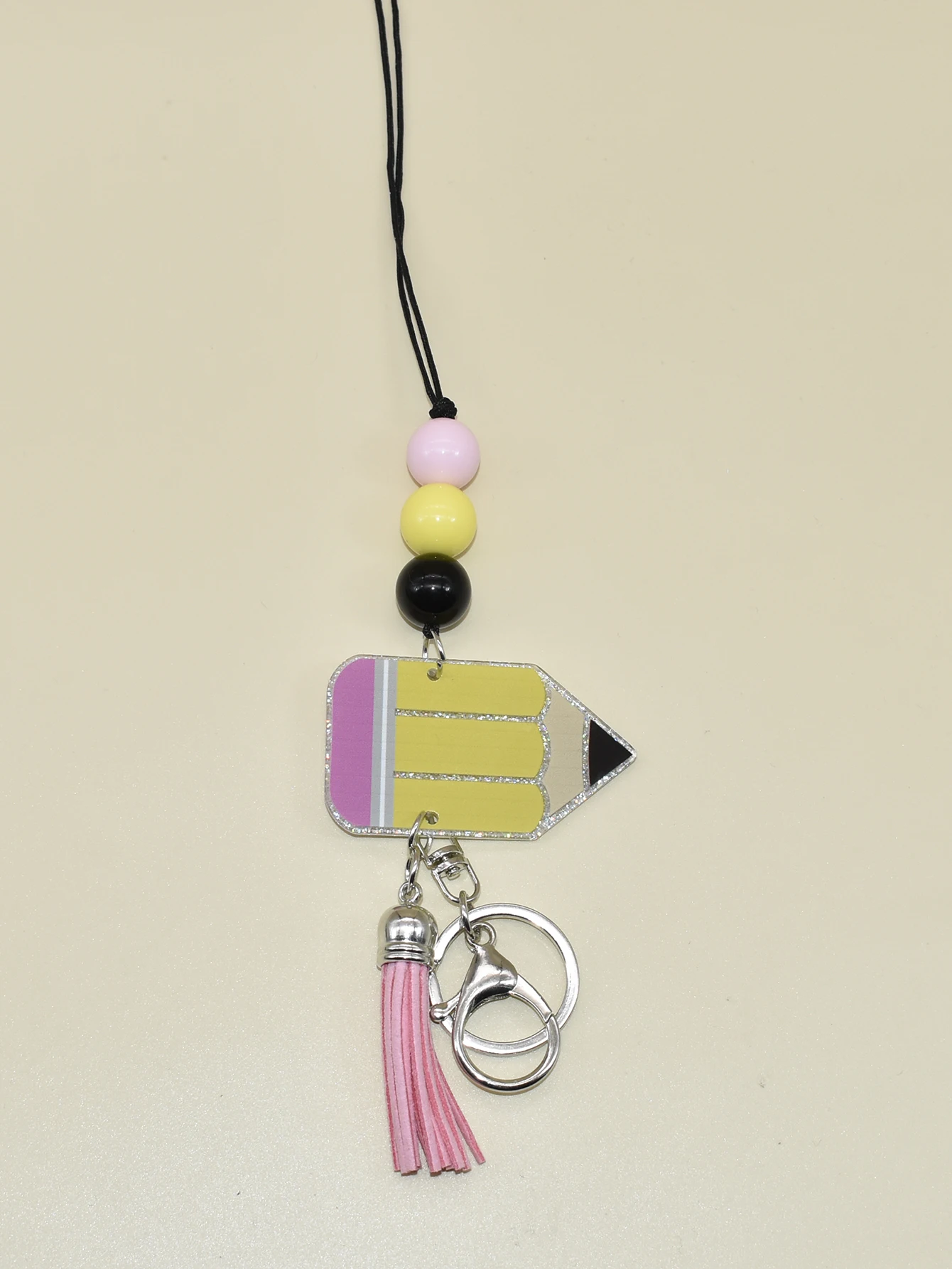 Charms Teach Lanyard Keychain Best Teacher Gifts