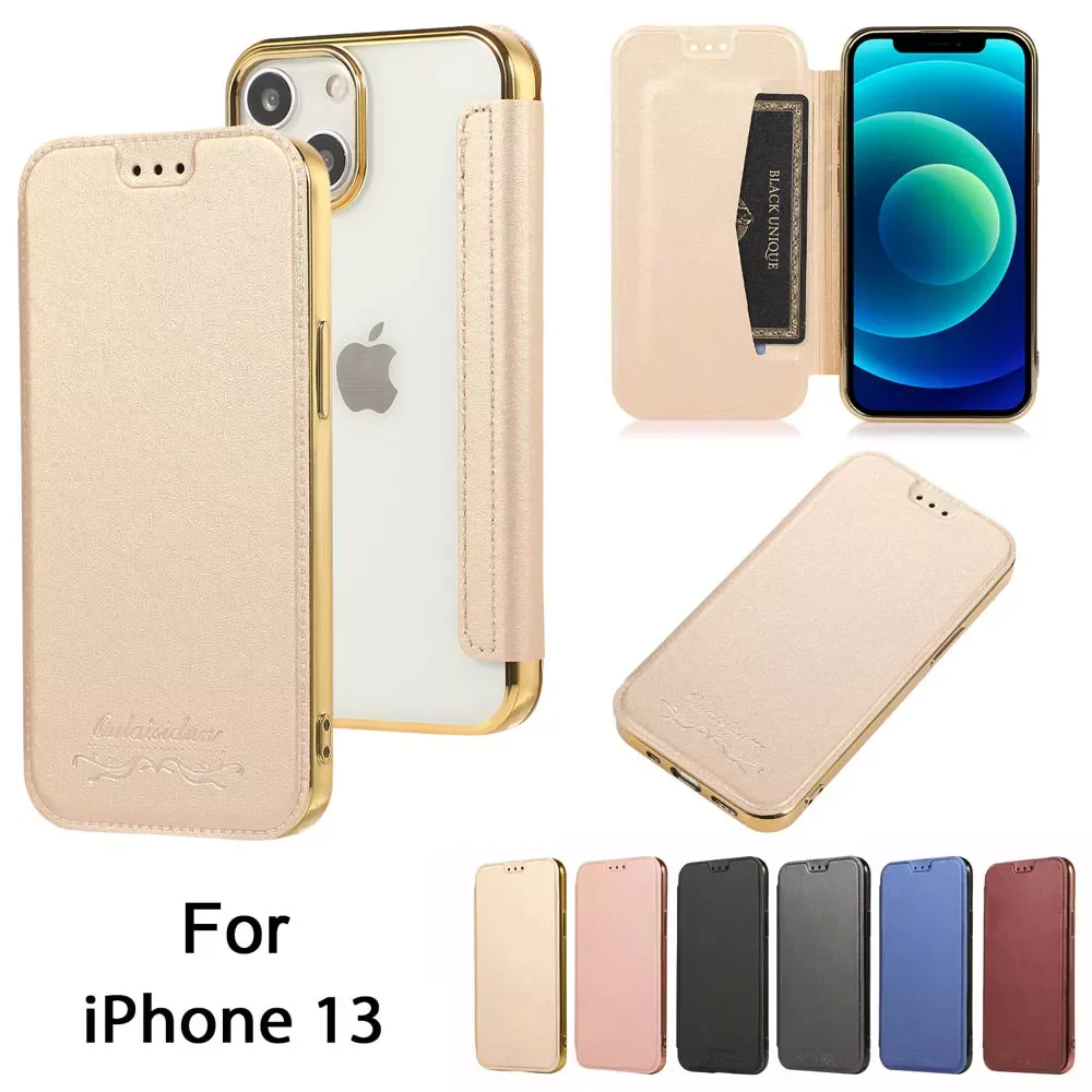 

Case For iPhone 13 Pro 12 mini XR Xs Max 7 8 Plus X 6 6S Leather TPU Soft Electroplated Cover Phone Cases for iPhone 11 Pro Max