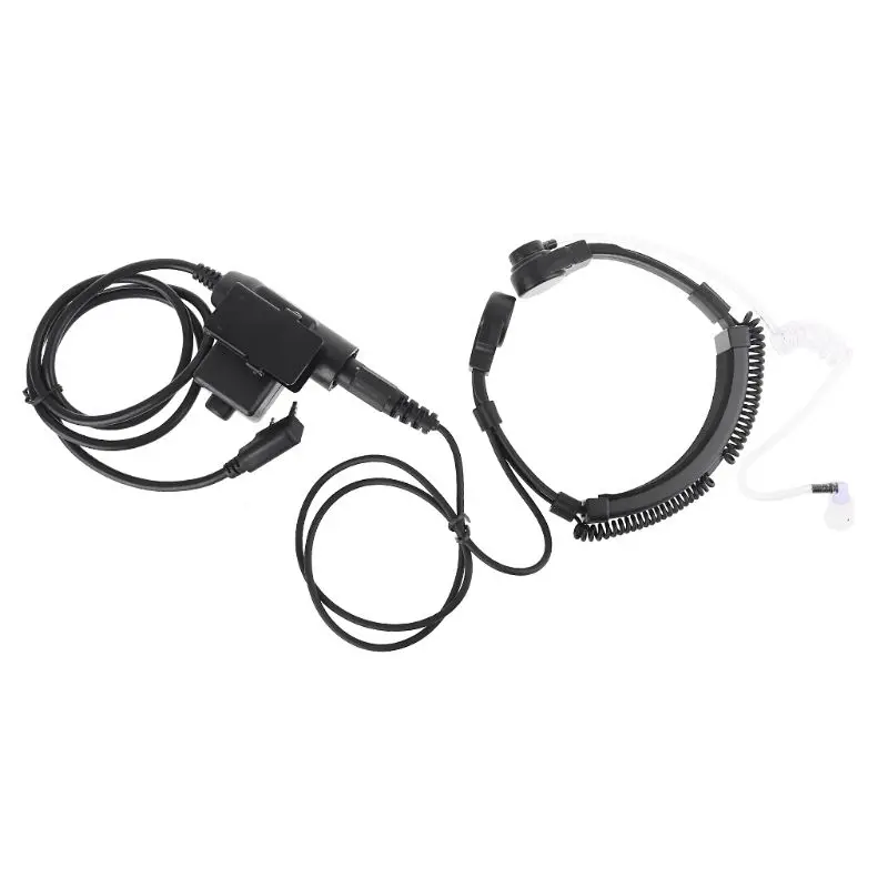 

Talkie Telescopic Heavy Duty Throat Vibration Mic Headphone Headphone
