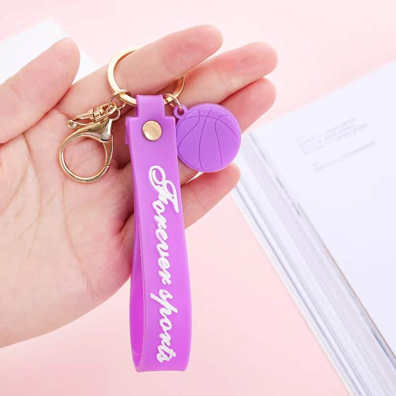 Key Chain Women Men Basketball Car Keychain On Bag Jewelry Party Wedding Trinket Gift