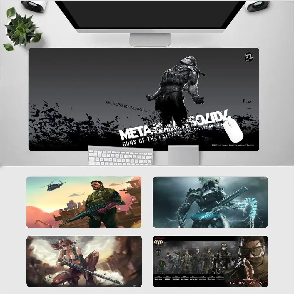 

Metal Gear Solid Mouse Pads Mouse Pad Large 900X400 Mousepad Xxl Kawaii Office Desk Mat Keyboard Pc Laptop Gaming Accessories