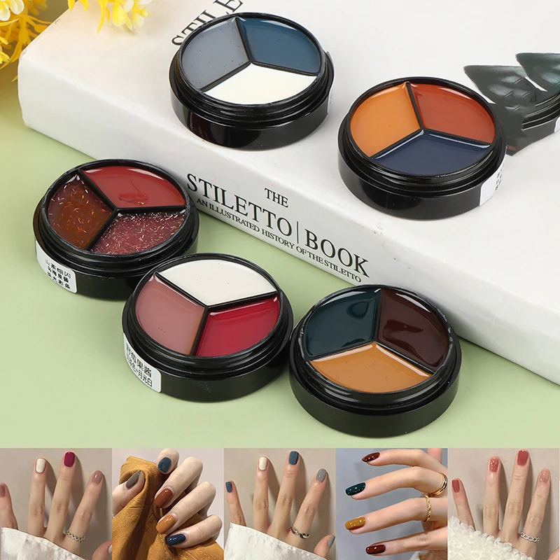 

3In1 Solid Cream Gel Polish color mud gel solid gel polish UV LED nail art DIY
