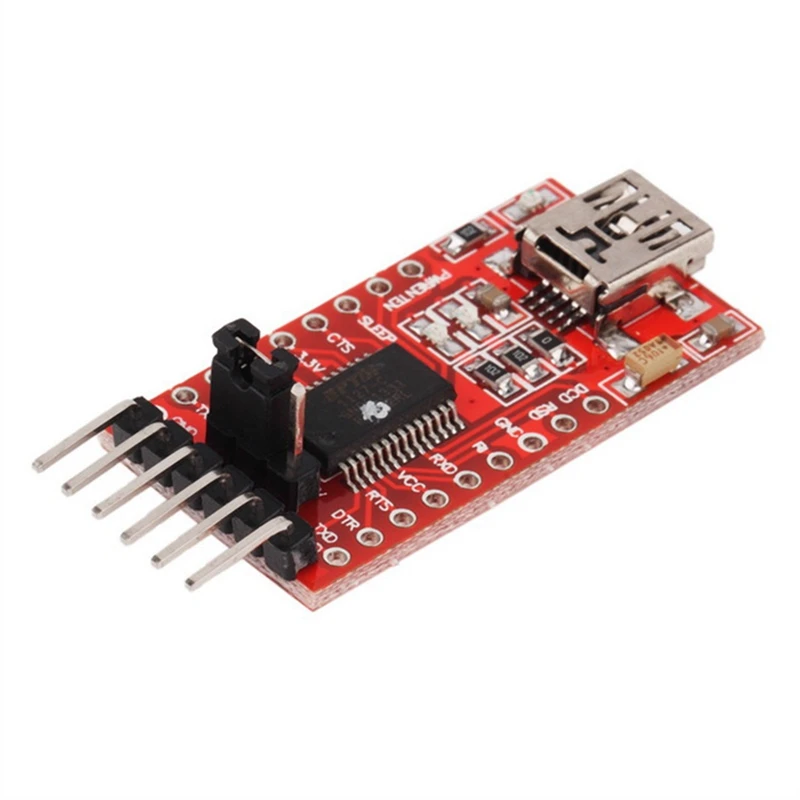

Модуль FT232RL от FTDI USB к TTL 5 В, 3,3 В, кабель отладки для скачивания в модуль последовательного адаптера для Arduino, FT232RL