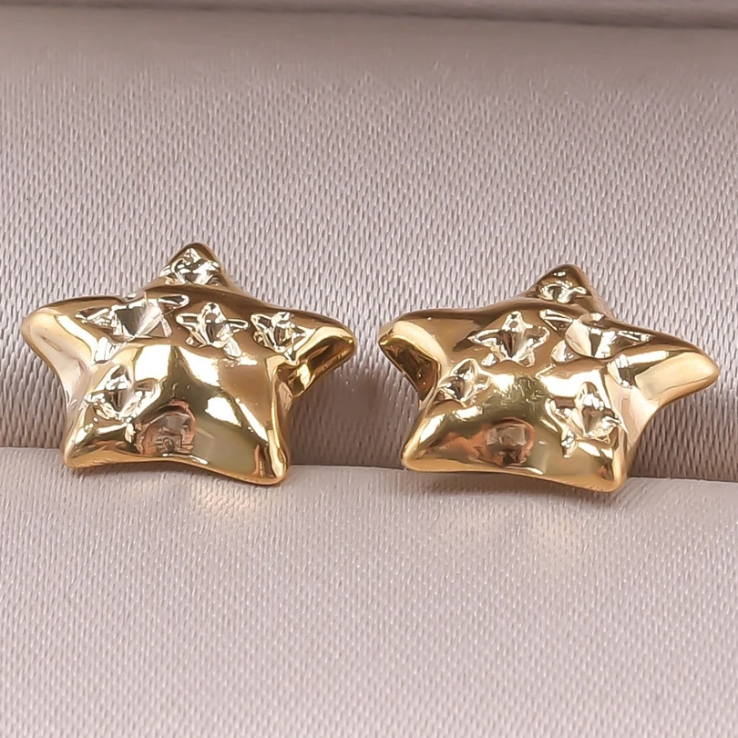 Женские серьги-гвоздики из нержавеющей стали 2 шт./комплект