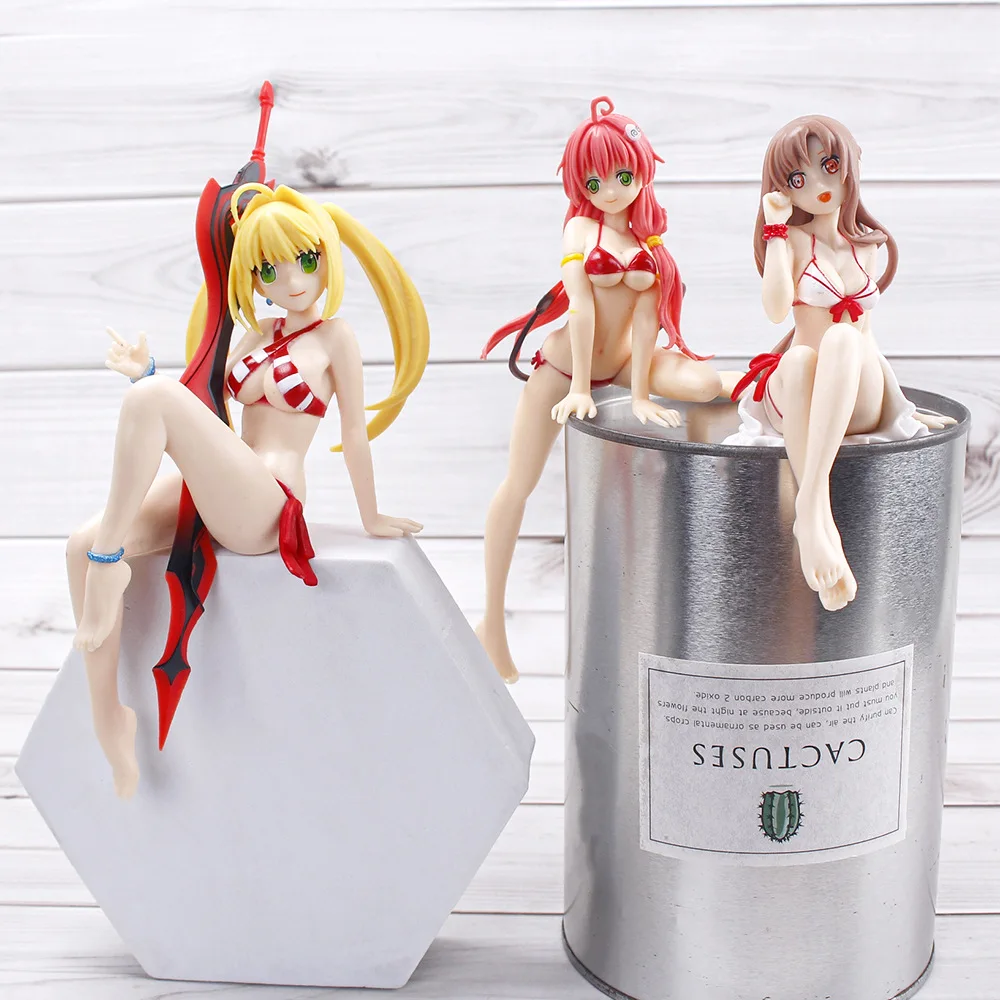 15cm pressed bubble noodle sexy cute girl handmade model car ornaments