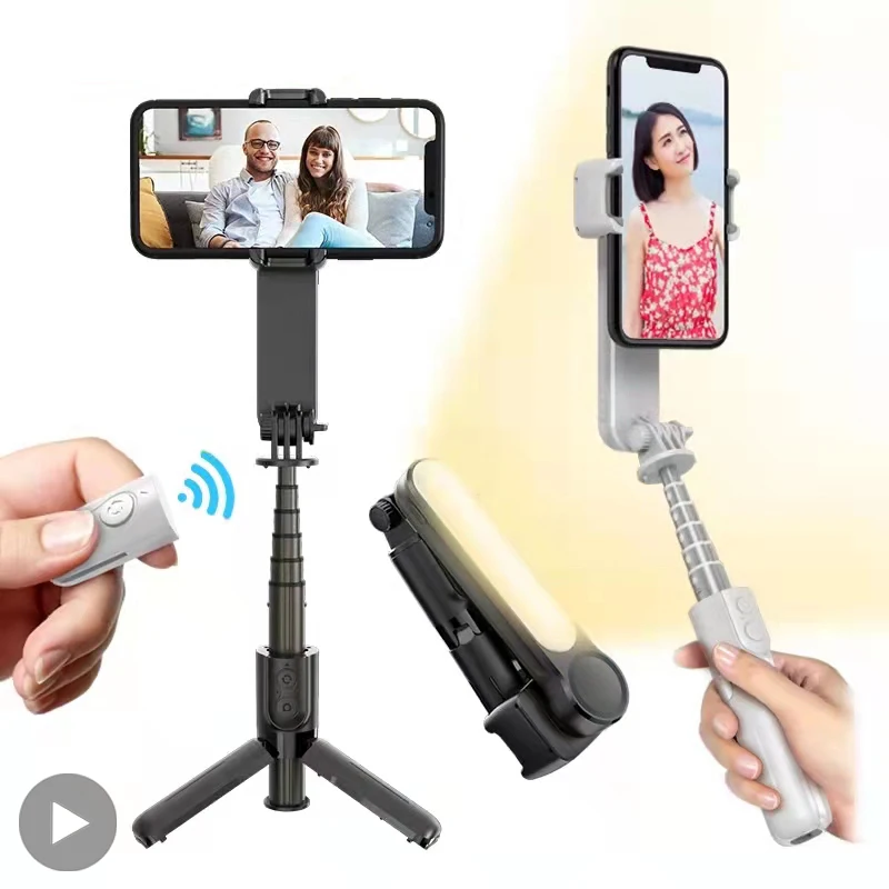 

Gimbal Stabilizer For Cell Phone Mobile Cellphone Smartphone Action Camera Cam Handle Grip Selfie Stick Video Tripod Telescopic
