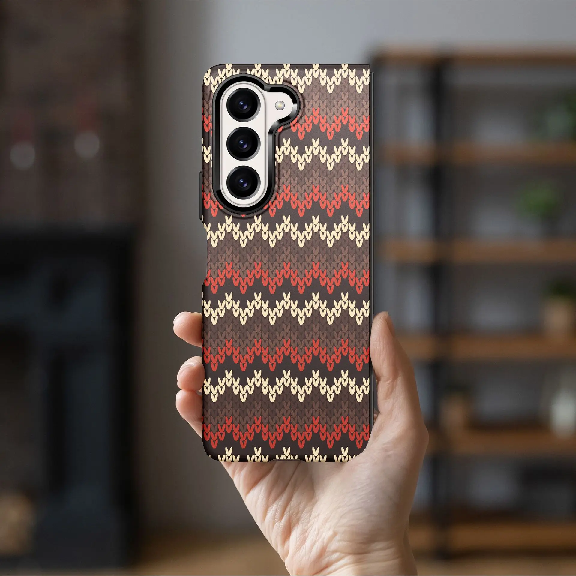 

Чехол из углеродного волокна с рисунком для Samsung Galaxy Z Fold 5