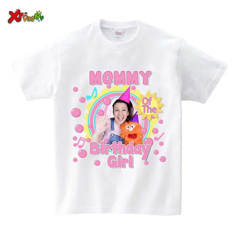 Рубашка на день рождения Ms Rachel вечерние одинаковые комплекты для первого дня