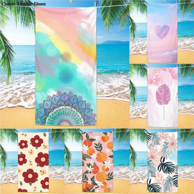 

Спортивное пляжное полотенце, нескользящий пляжный коврик, спортивное быстросохнущее супервпитывающее полотенце для женщин и мужчин