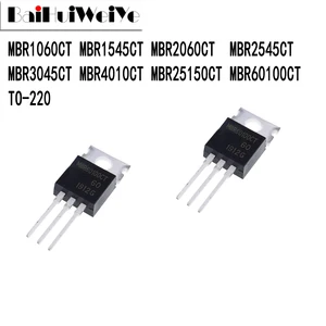 10PCS MBR60100CT MBR1060CT MBR1545CT MBR2060CT MBR2545CT MBR3045CT MBR4010CT MBR25150CT TO-220 New Good Quality Chipset