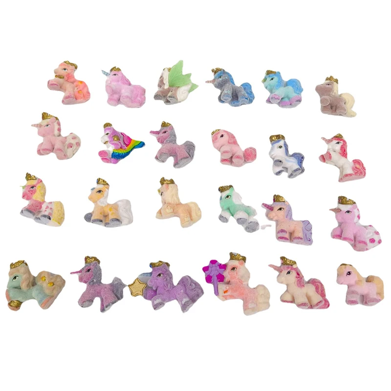 

10-100Pcs Original Factory Defect Surprise Pet Royal Filly Unicorn Flock Shaggy Pony Collectible Animal Toy Gift for Kid Girl