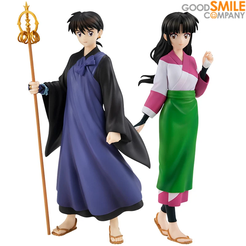 

In Stock Original Good Smile GSC POP UP PARADE Miroku Sango Inuyasha Anime Figure Model Collectible Action Toys Gifts