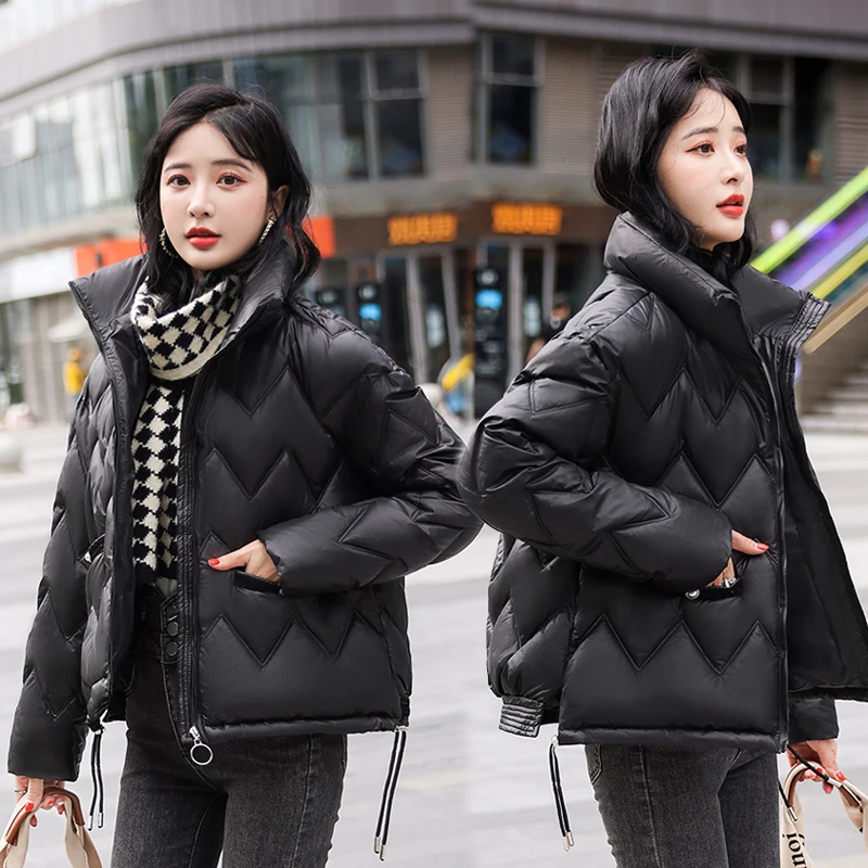 Women's Winter Jacket Coats Thick Down Cotton Padded Overcoat Female Fashion Waterproof Snow Parka Woman Windbreaker Jackets