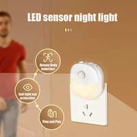 plug in led motion sensor night light mini warm white led nightlight with dusk to dawn motion sensor adjustable brightness