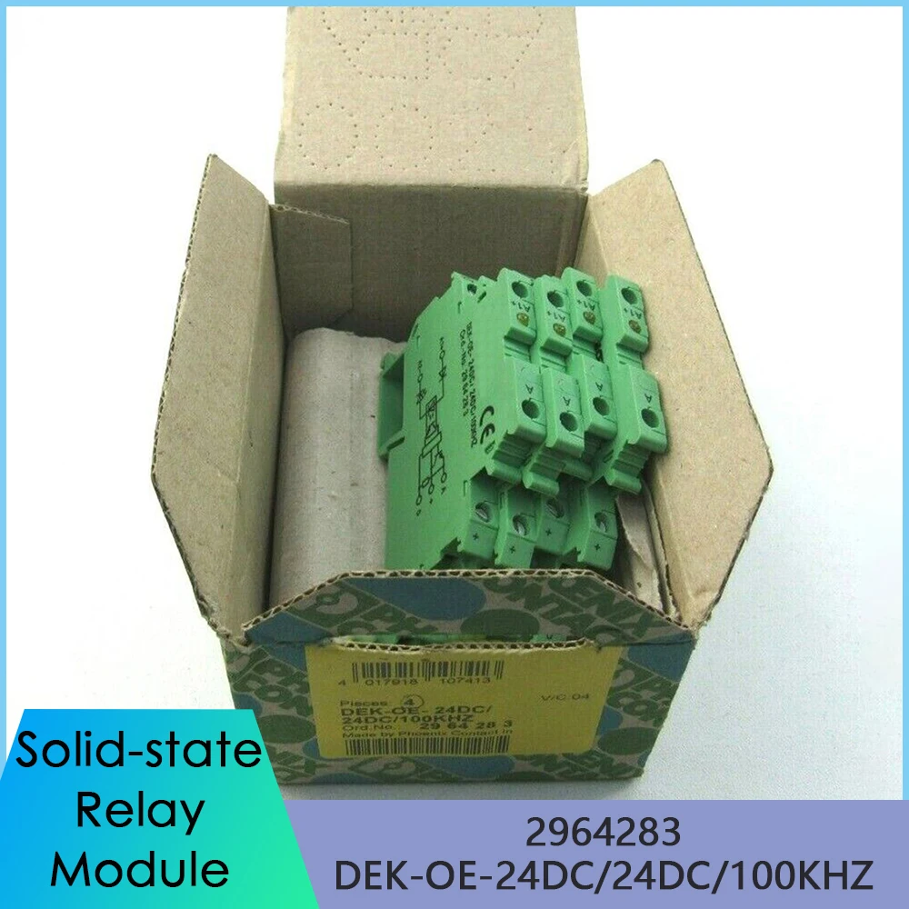 

2964283 DEK-OE-24DC/24DC/100KHZ для твердотельного релейного модуля Phoenix