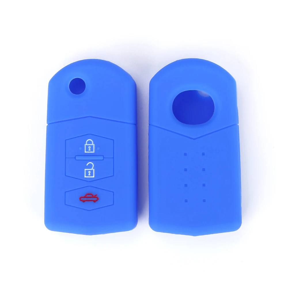 Новинка силиконовый чехол для автомобильного ключа с 3 кнопками и дистанционным