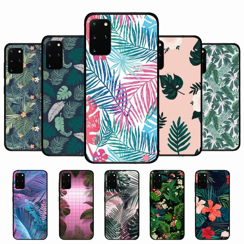 

Tropical Palm Trees Phone Case for Samsung S21 S10 Lite S20 Ultra S9 S8 Plus S7 S6 edge S5 cover