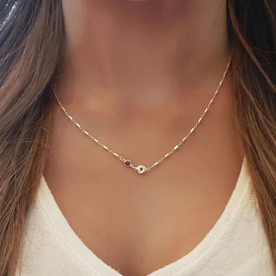 Узел-коннектор из стерлингового серебра 925 пробы 5/6 мм соединитель с узлом Любовь