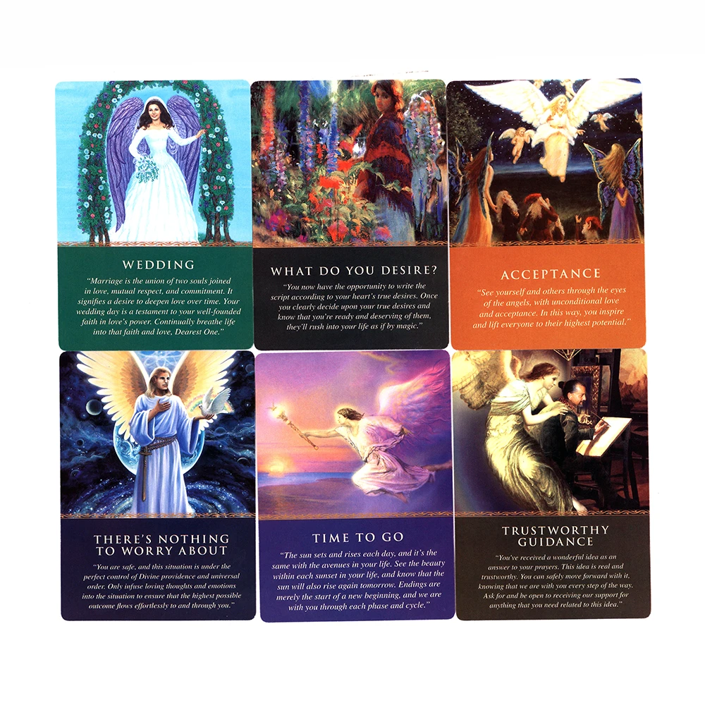 Фабричное ежедневное руководство от ваших ангелов колода карт с изображением