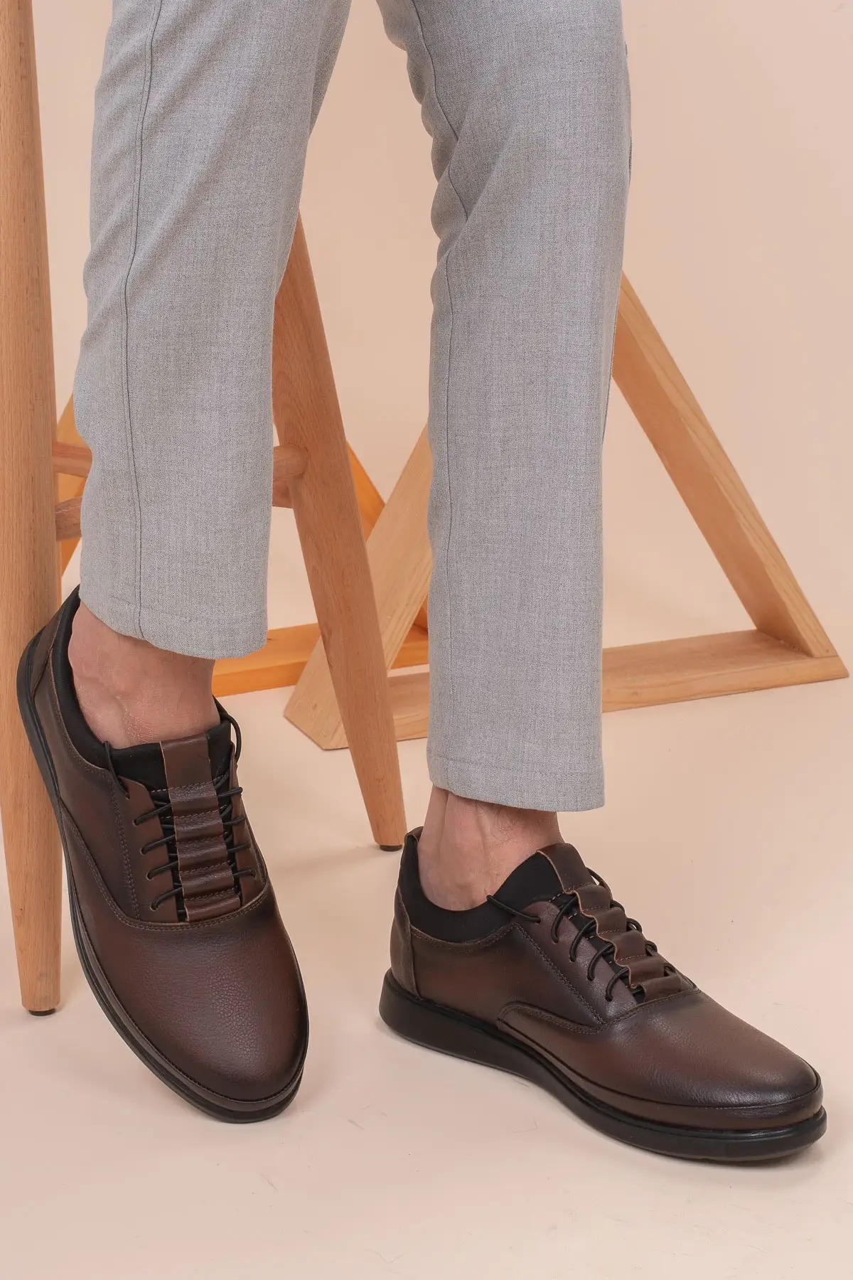 

Мужская повседневная обувь Премиум-Качества, мужская коричневая Удобная ортопедическая обувь