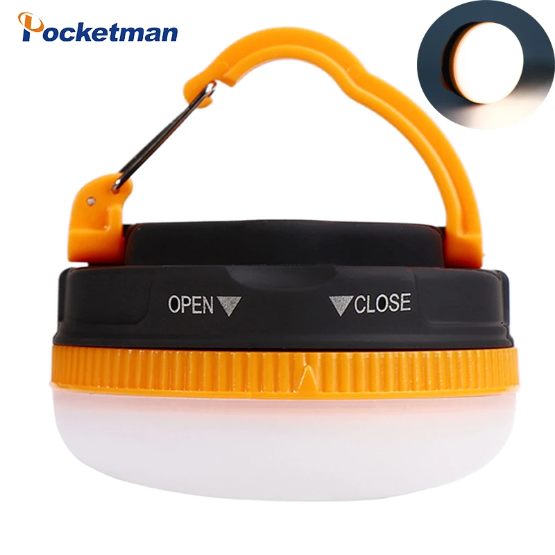 

Portable Led Waterproof Camping Lantern 5 Modes 3W Lights Warm White Outdoor Night Emergency Lighting Fishing Hunting Work Lamp