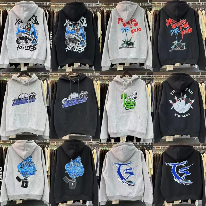 

Trapstar London Fleece Hooded Hoodie Men Women High Quality Multi Print Version Graphic Pullover Oversize