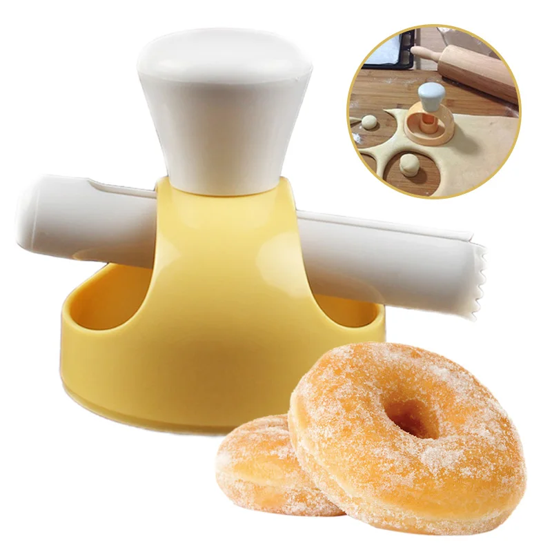 Creative DIY Donut Mold Cake Decorating Tools Plastic Desserts Bread Cutter Maker Baking Supplies Kitchen Tools  Cookie Cutter