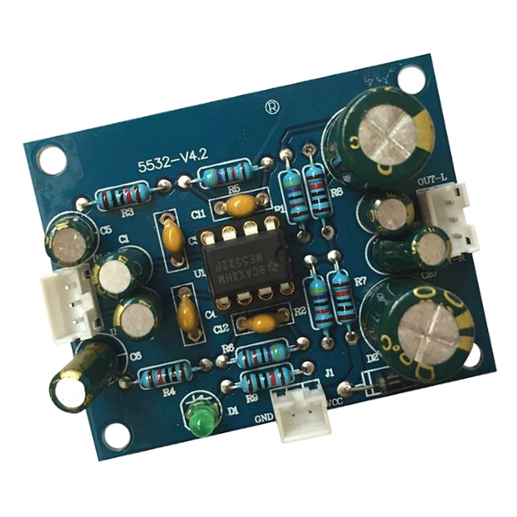 Мини-аудио модуль предусилителя плата усилителя 12 В-35 В DIY HiFi цифровой