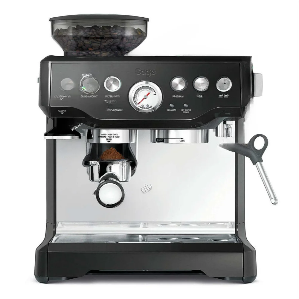 

New Breville bes870 Espresso Coffee Maker Grind Beans Semiautomatic 15Bar Grinder Steam Coffe Machine 220-240V