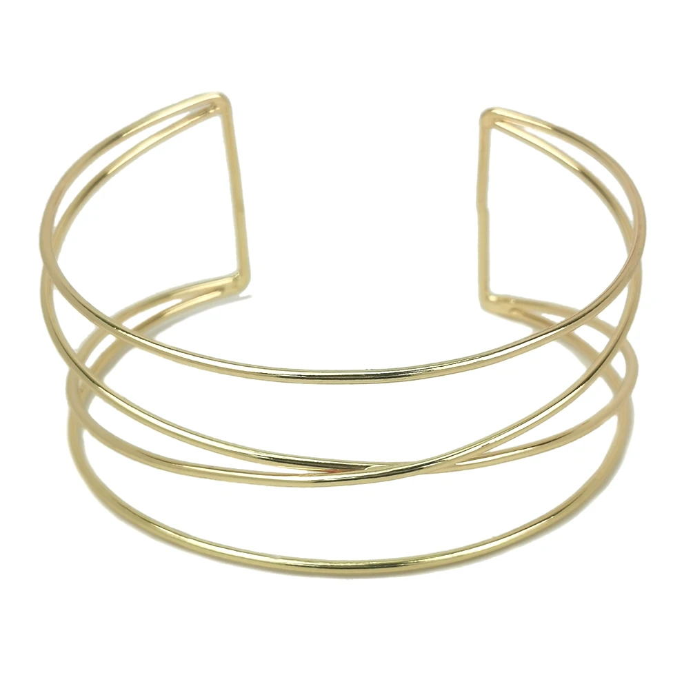 

Женское колье-чокер в стиле панк, металлическое ожерелье золотого и серебряного цвета с геометрическим дизайном, Массивное колье