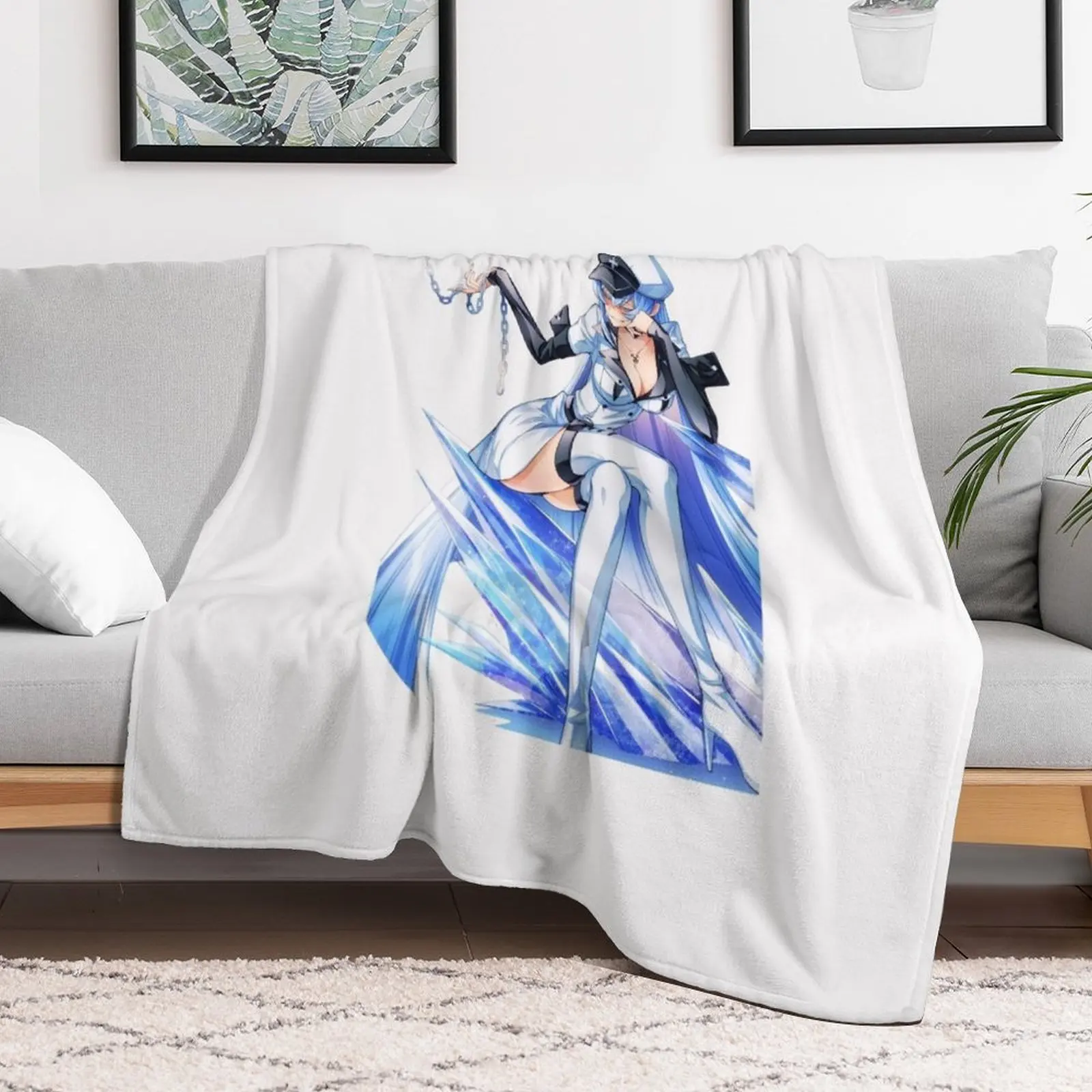 Одеяло Esdeath манга Waifu: Akame ga Kill декоративное одеяло для кемпинга