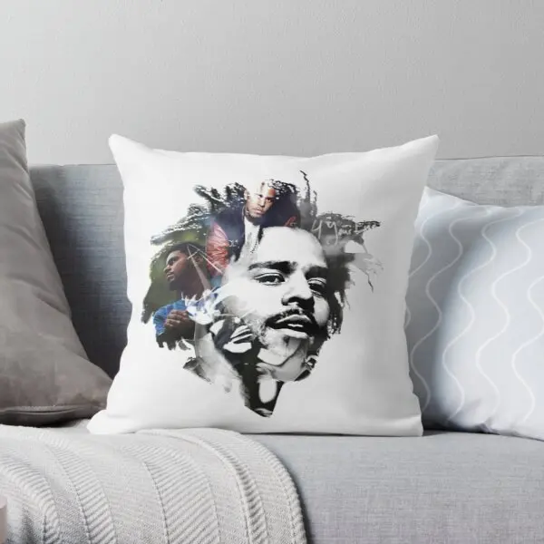 

J Cole Printing Throw Pillow Cover Home Car Hotel Wedding Office Decorative Fashion Case Throw Comfort Pillows not include