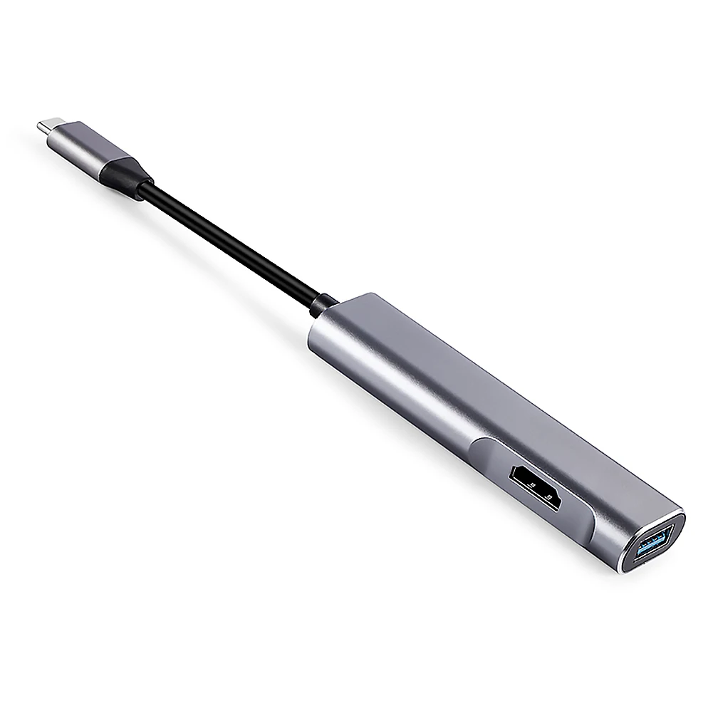

Тонкая док-станция для ноутбука с USB, мультипортовый концентратор, адаптер Type-C с HDMI-совместимым USB3.0, слот для TF-карты, Зарядка для ноутбука PD