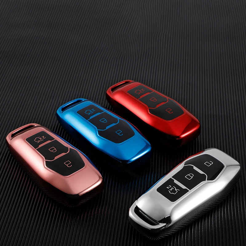 

Soft TPU Car Remote Key Case Cover Shell for Ford Focus 3 4 ST Mondeo 5 MK5 Mustang F-150 Explorer Edge Fiesta Kuga MK3 4 Holder
