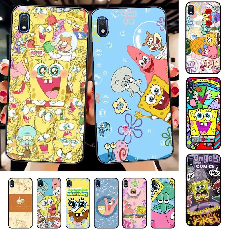 

Anime Sponges B-Bob-Square Cute Pants Phone Case for Samsung A51 01 50 71 21S 70 31 40 30 10 20 S E 11 91 A7 A8 2018