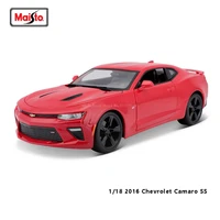 maisto 118 2016 chevrolet camaro ss brand alloy car model static die casting model collection gift toy gift