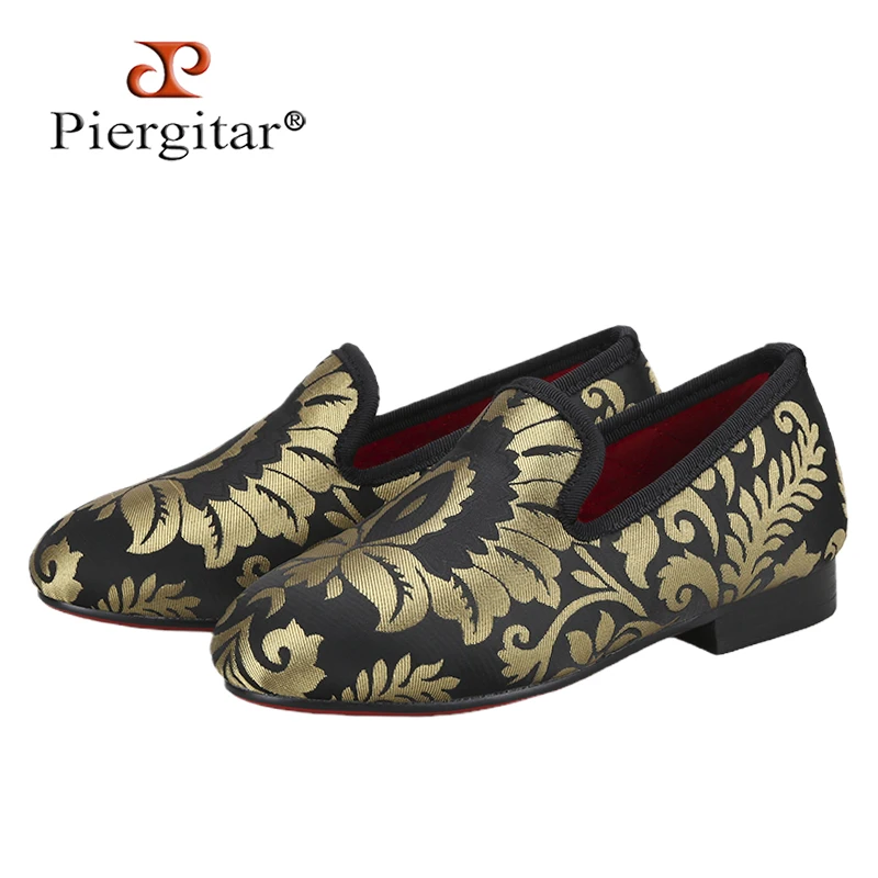 Родительская обувь Piergitar в золотом стиле