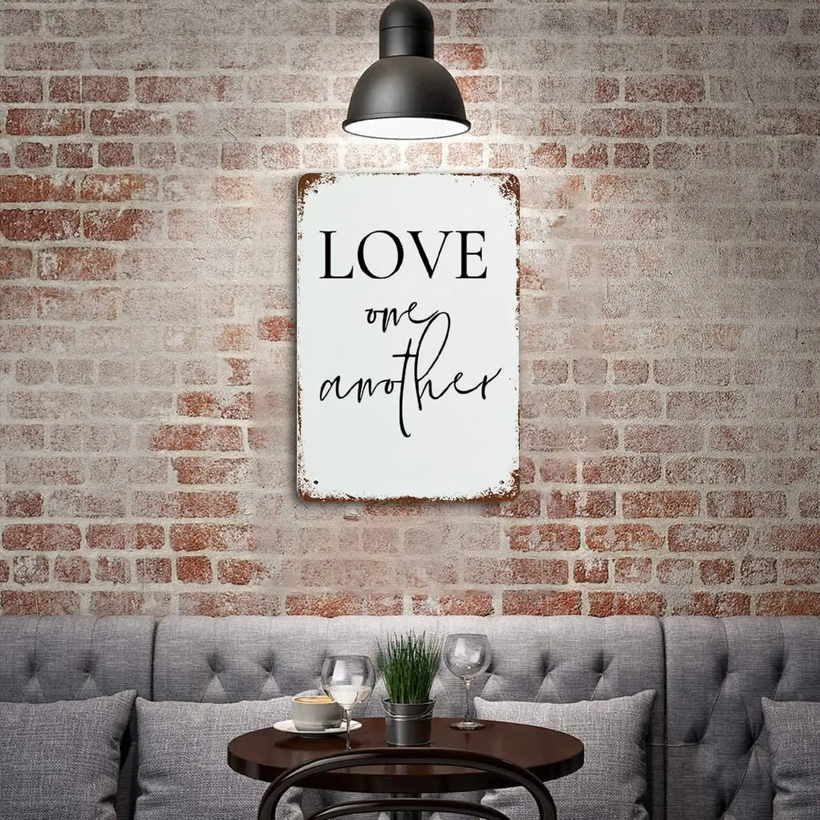 Тексты из Библии граманские металлическая печать жестяная вывеска настенный